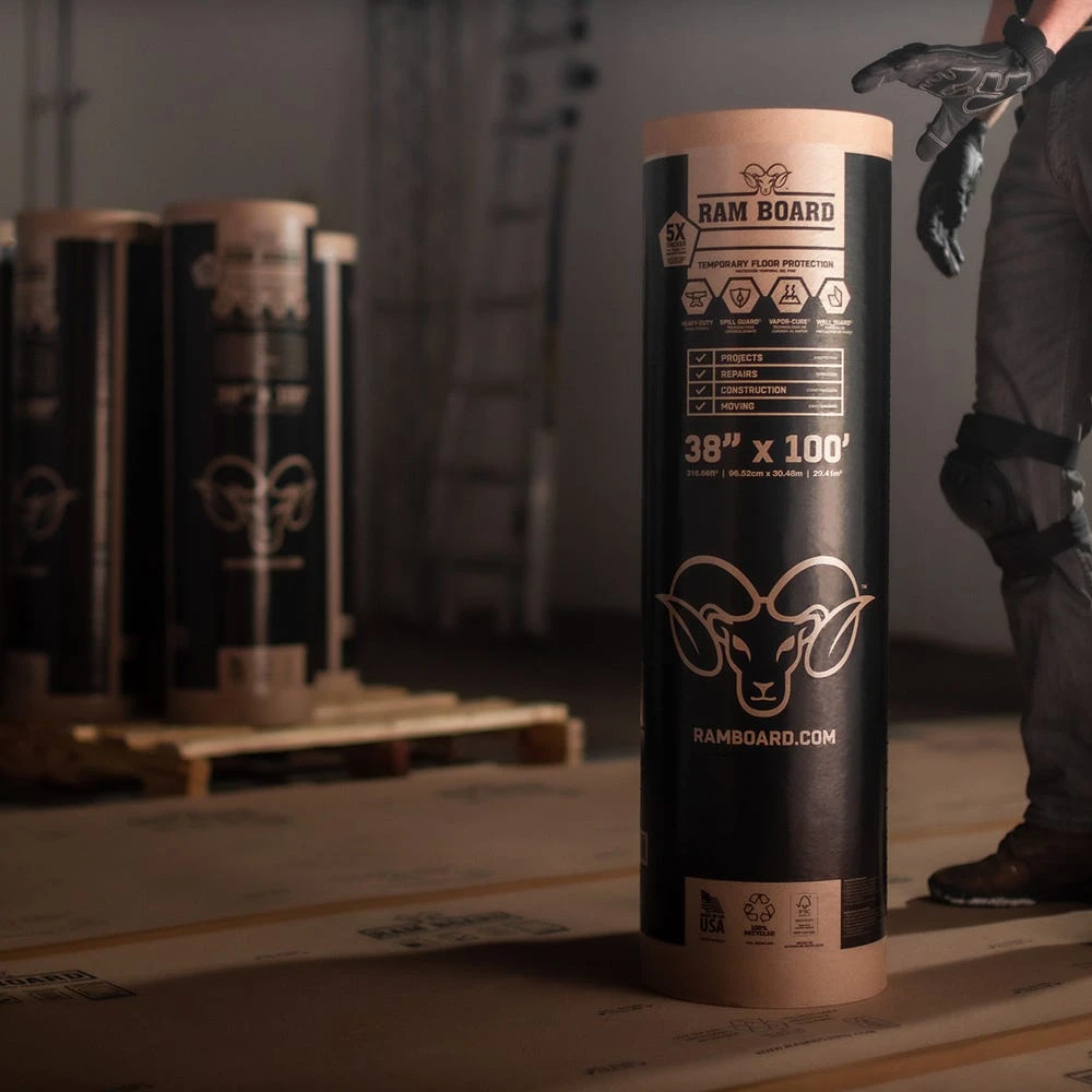 965mm X 30.4m Ram Board Floor Protection 5 965mm X 30.4m Ram Board Floor Protection - Image 5