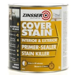 Zinsser Cover-Stain Interior & Exterior Sealer & Stain Killer White