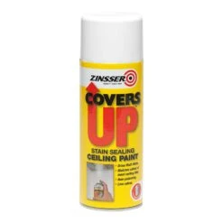 Zinsser Covers Up Stain Sealing Ceiling Spray White 400ml