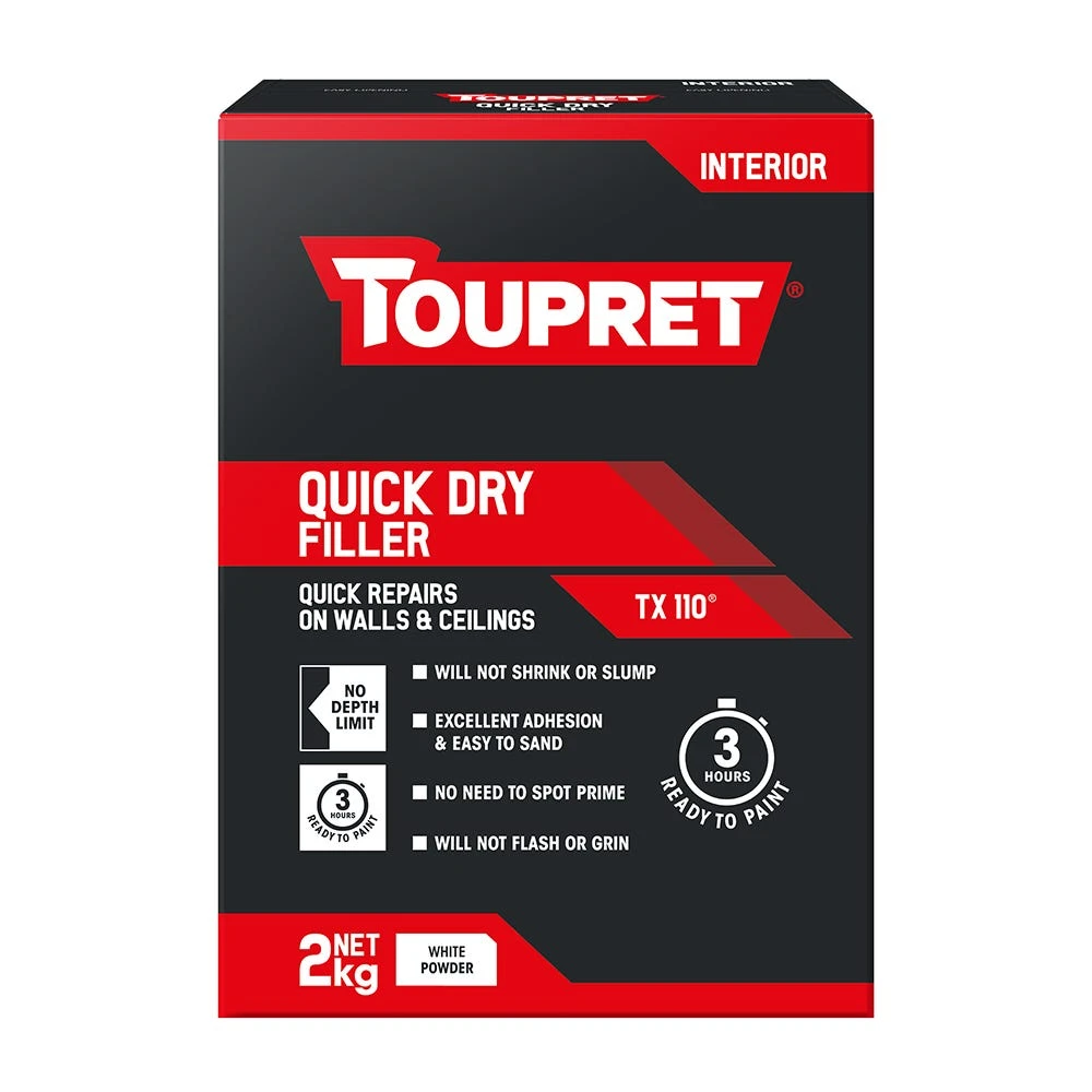 Toupret TX 110 Quick Dry Filler 2kg 1 Toupret TX 110 Quick Dry Filler 2kg
