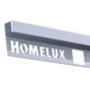 Homelux 9mm Square Edge Silver Metal Tile Trim 2.5m