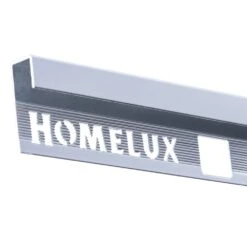 Homelux 9mm Square Edge Silver Metal Tile Trim 2.5m
