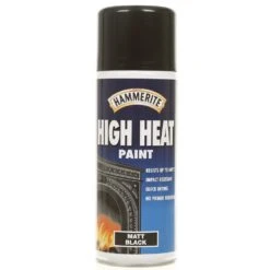 Hammerite High Heat Spray Paint Matt Black 400ml