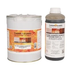 Thermoguard 20M2 Fire Varnish Wood Base Coat And 1.25L Activator