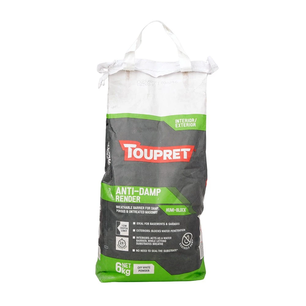 Toupret Humi-Block Waterproof Masonry Filler 6kg 1 Toupret Humi-Block Waterproof Masonry Filler 6kg