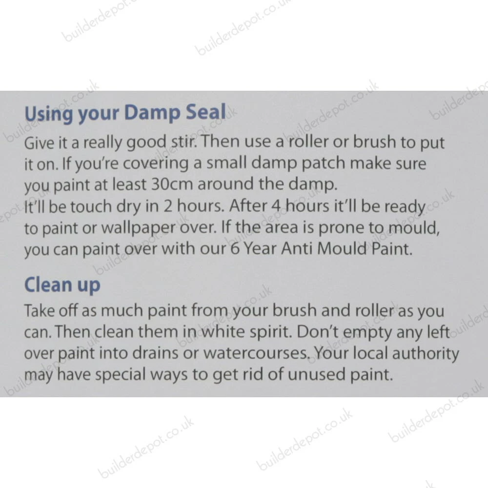 Ronseal One Coat Damp Seal White 3 Ronseal One Coat Damp Seal White - Image 3