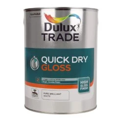 Dulux Trade Quick Dry Gloss Pure Brilliant White 5L