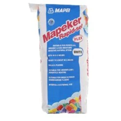 Mapei Mapeker White Rapid Set Porcelain Adhesive 20Kg Pallet Of 48