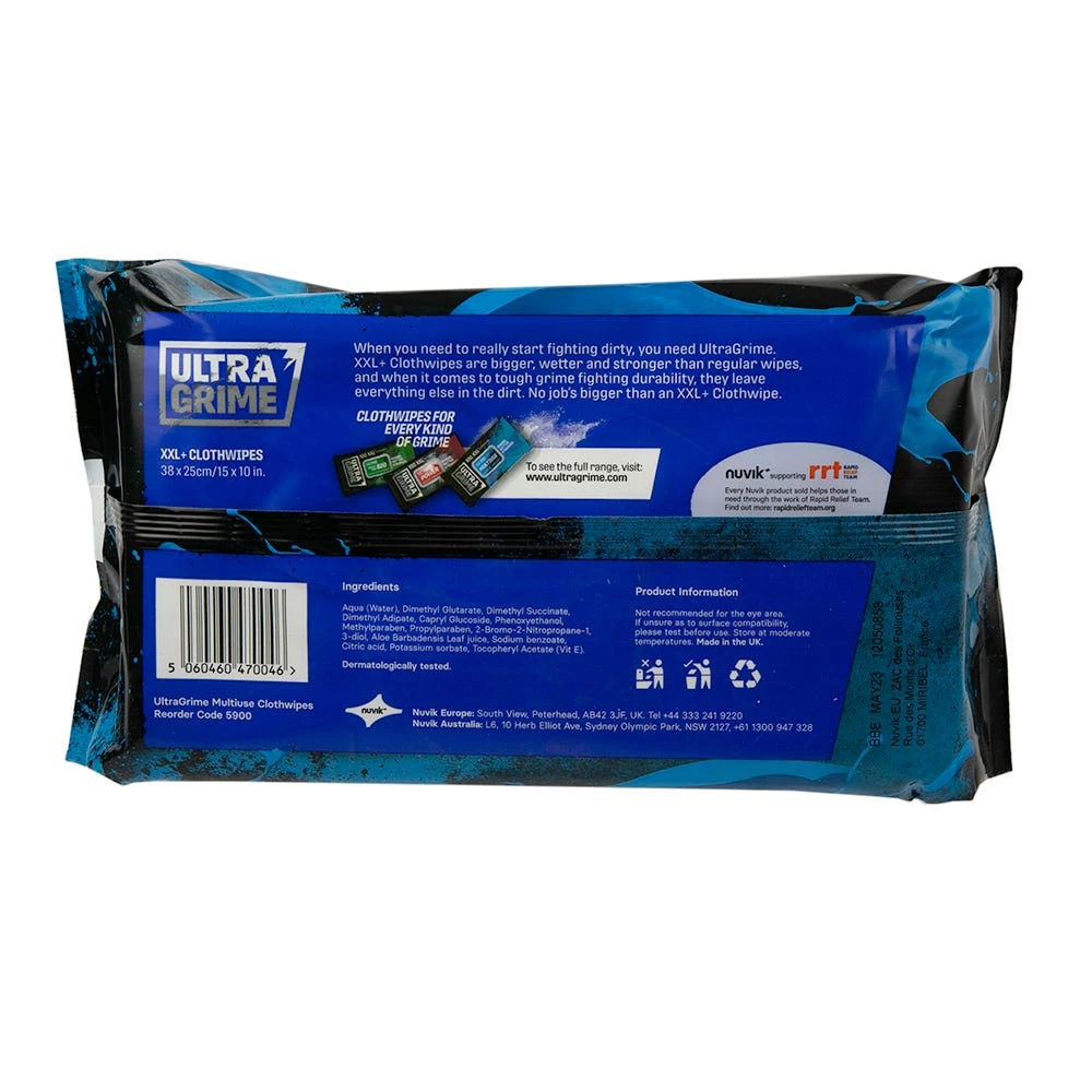 UltraGrime Wipes Pack Of 100 2 UltraGrime Wipes Pack Of 100 - Image 2