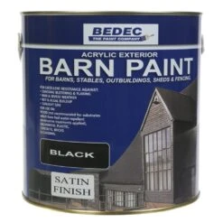 Bedec Barn Paint Satin Black