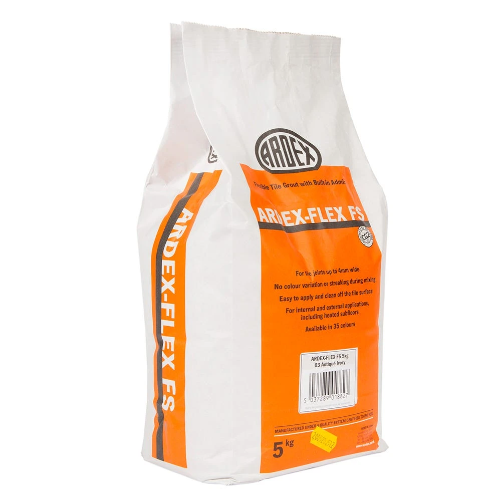 Ardex Flex FS Antique Ivory Tile Grout 5Kg 2 Ardex Flex FS Antique Ivory Tile Grout 5Kg - Image 2