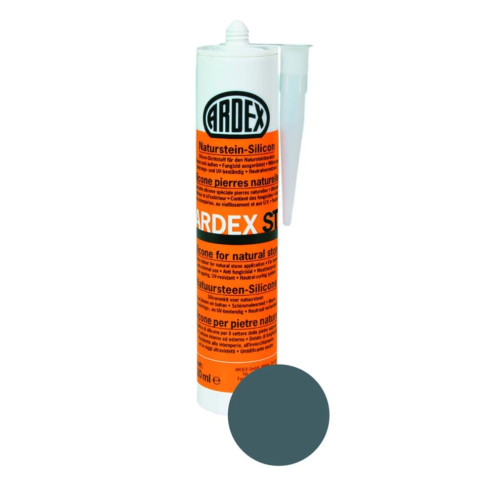 Ardex ST Cast Iron Silicone Sealant 310ml 1 Ardex ST Cast Iron Silicone Sealant 310ml