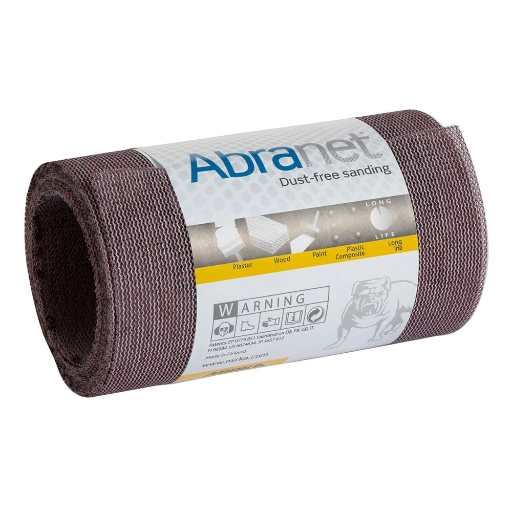 Mirka Abranet Sandpaper P180 2.5m Roll 1 Mirka Abranet Sandpaper P180 2.5m Roll