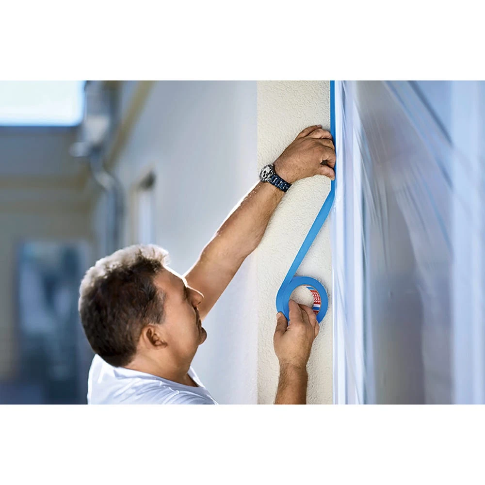 Tesa Precision Masking Tape Outdoor UV Resistant 50mm X 50m 2 Tesa Precision Masking Tape Outdoor UV Resistant 50mm X 50m - Image 2