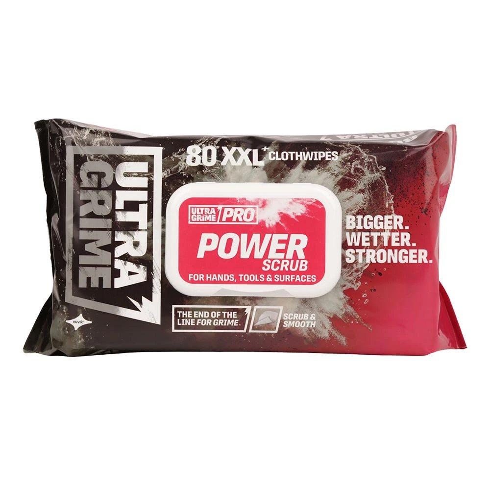 UltraGrime Power Scrub Wipes Pack Of 80 1 UltraGrime Power Scrub Wipes Pack Of 80