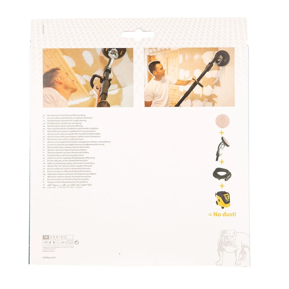 Mirka Abranet Sanding Discs 225mm P180 Pack Of 10 4 Mirka Abranet Sanding Discs 225mm P180 Pack Of 10 - Image 4