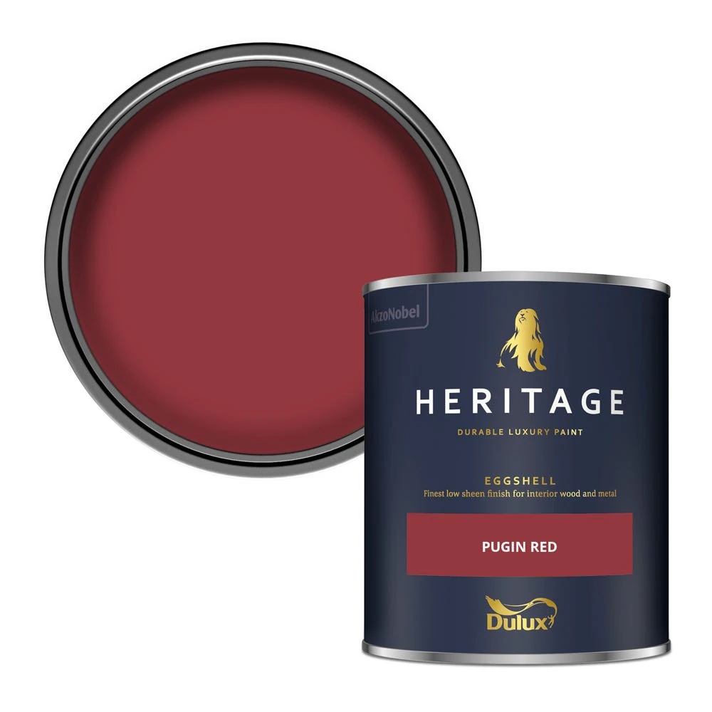 Dulux Heritage Eggshell Pugin Red 2.5L 1 Dulux Heritage Eggshell Pugin Red 2.5L