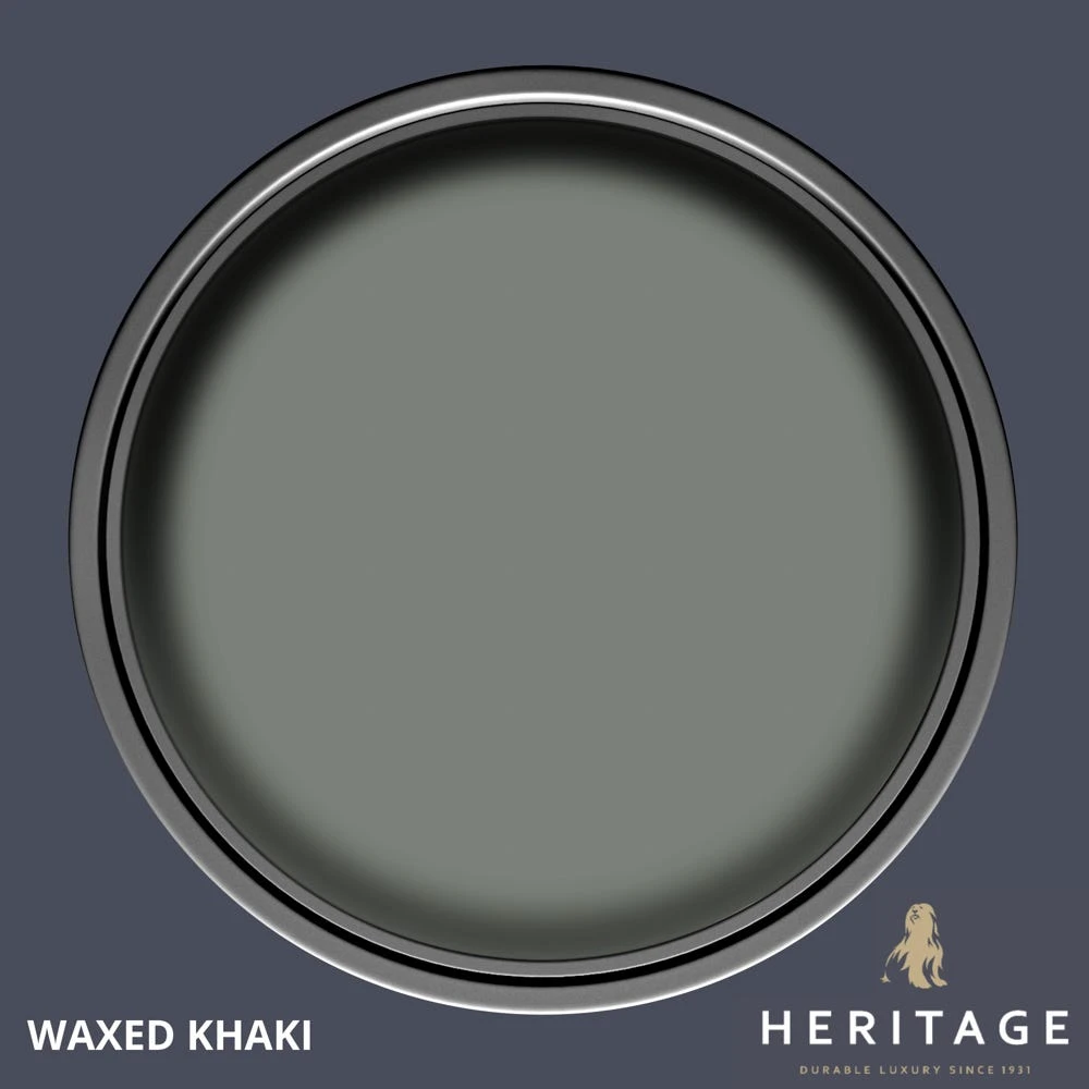 Dulux Heritage Eggshell Waxed Khaki 2.5L 2 Dulux Heritage Eggshell Waxed Khaki 2.5L - Image 2