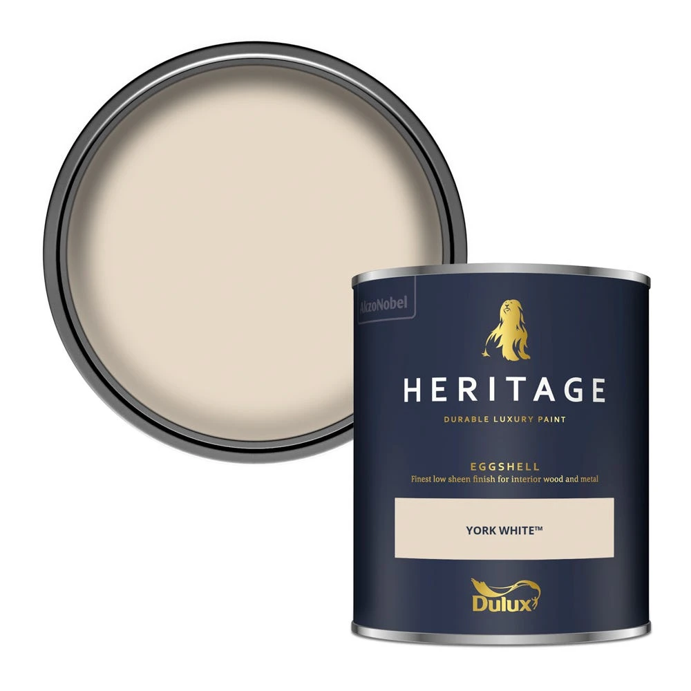 Dulux Heritage Eggshell York White 2.5L 1 Dulux Heritage Eggshell York White 2.5L