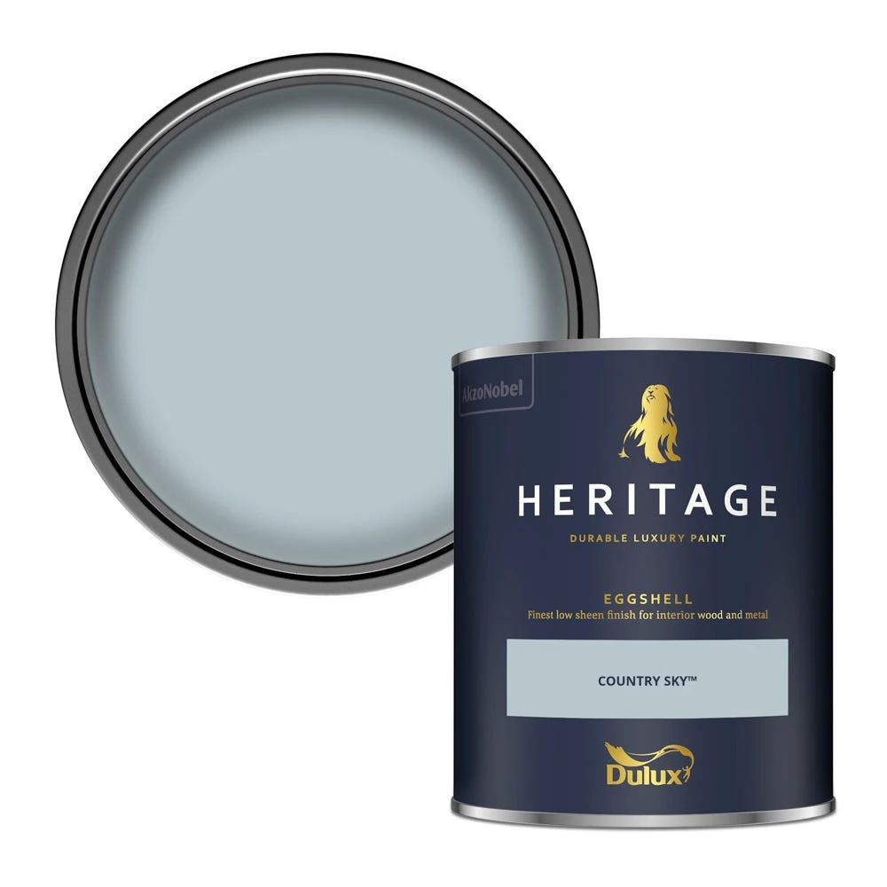 Dulux Heritage Eggshell Country Sky 750ml 1 Dulux Heritage Eggshell Country Sky 750ml