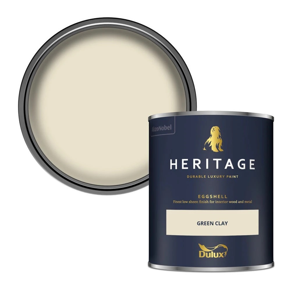 Dulux Heritage Eggshell Green Clay 750ml 1 Dulux Heritage Eggshell Green Clay 750ml