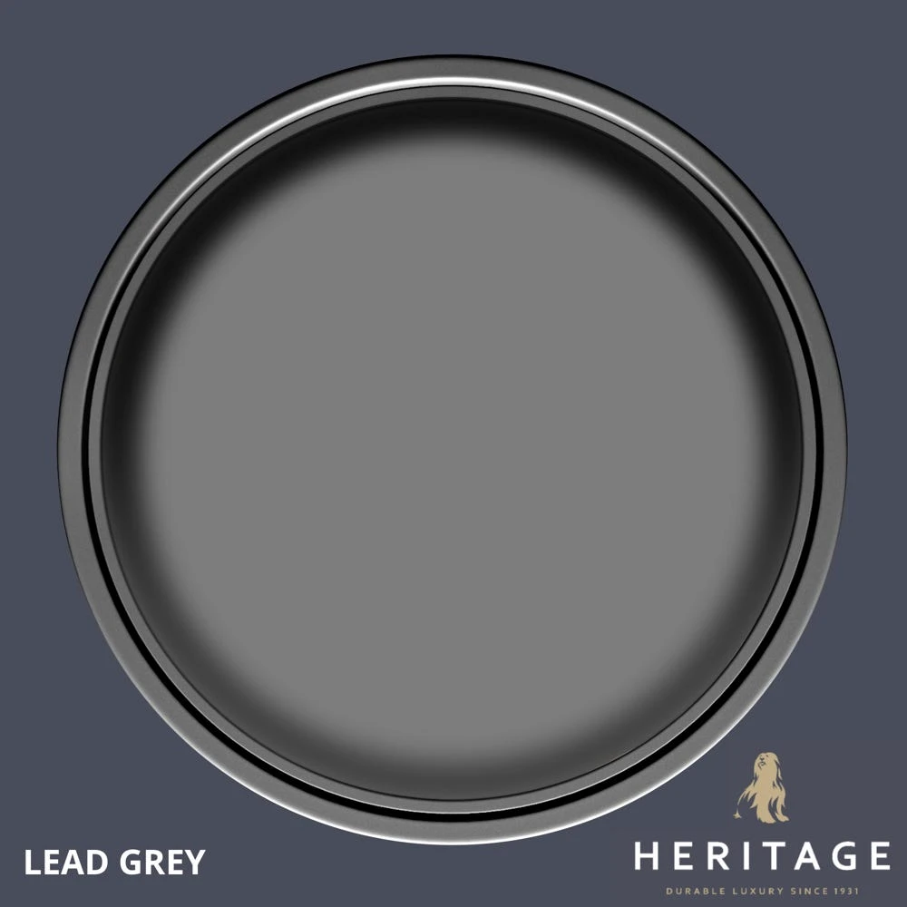 Dulux Heritage Eggshell Lead Grey 750ml 2 Dulux Heritage Eggshell Lead Grey 750ml - Image 2