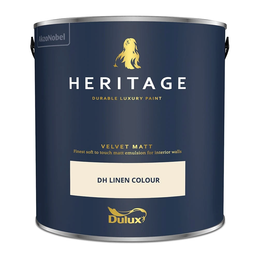 Dulux Heritage Velvet Matt DH Linen Colour 5L 2 Dulux Heritage Velvet Matt DH Linen Colour 5L - Image 2
