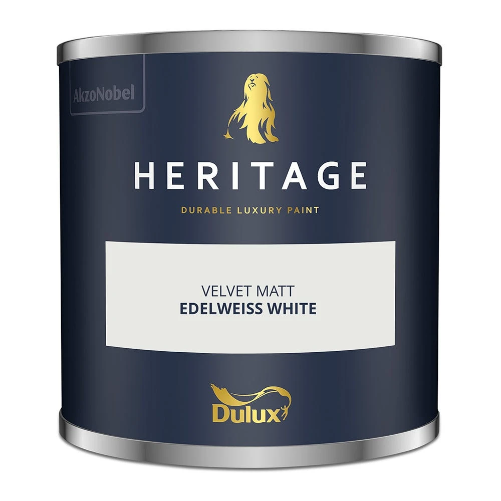 Dulux Heritage Velvet Matt Edelweiss White 5L 2 Dulux Heritage Velvet Matt Edelweiss White 5L - Image 2