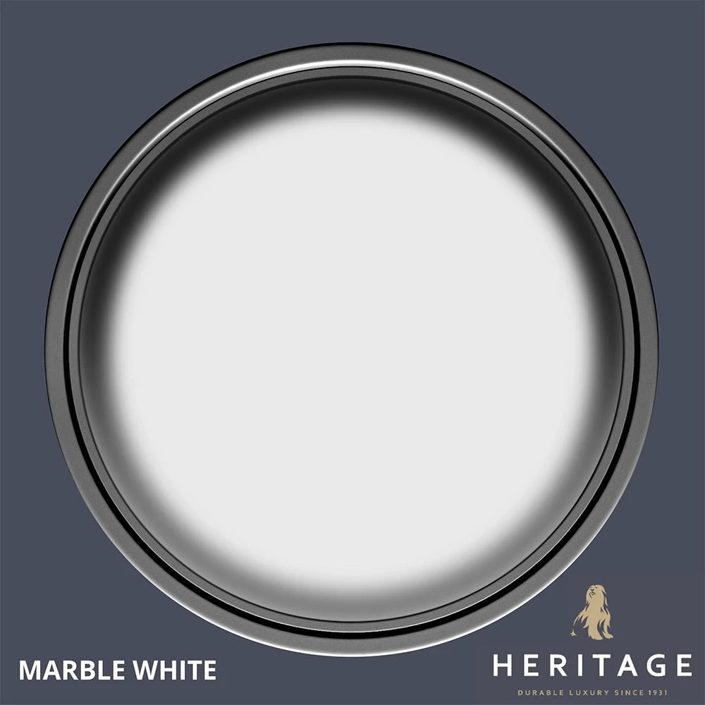 Dulux Heritage Velvet Matt Marble White 2.5L 3 Dulux Heritage Velvet Matt Marble White 2.5L - Image 3