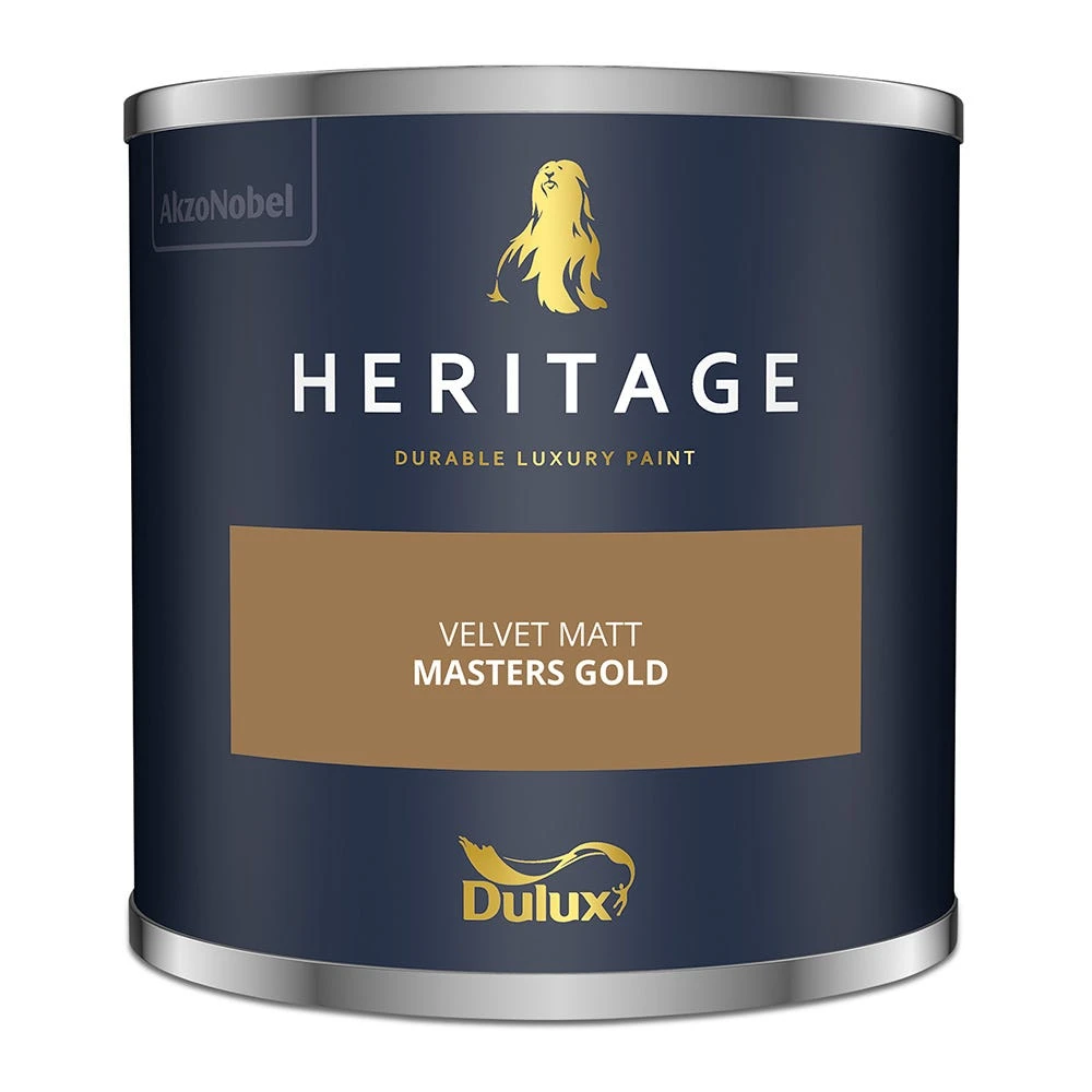 Dulux Heritage Velvet Matt Masters Gold 2.5L 2 Dulux Heritage Velvet Matt Masters Gold 2.5L - Image 2