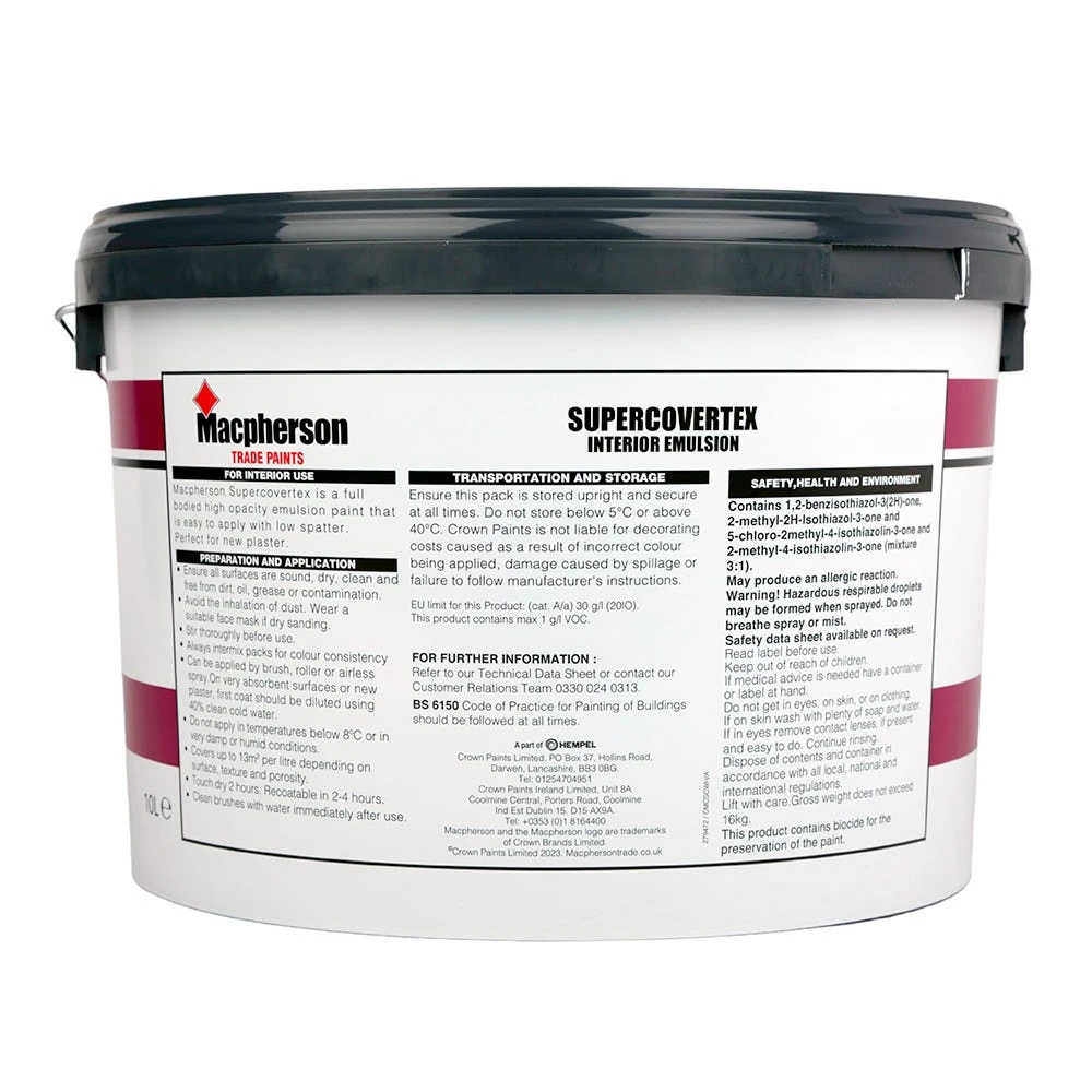 Macpherson Supercovertex White 10L 2 Macpherson Supercovertex White 10L - Image 2