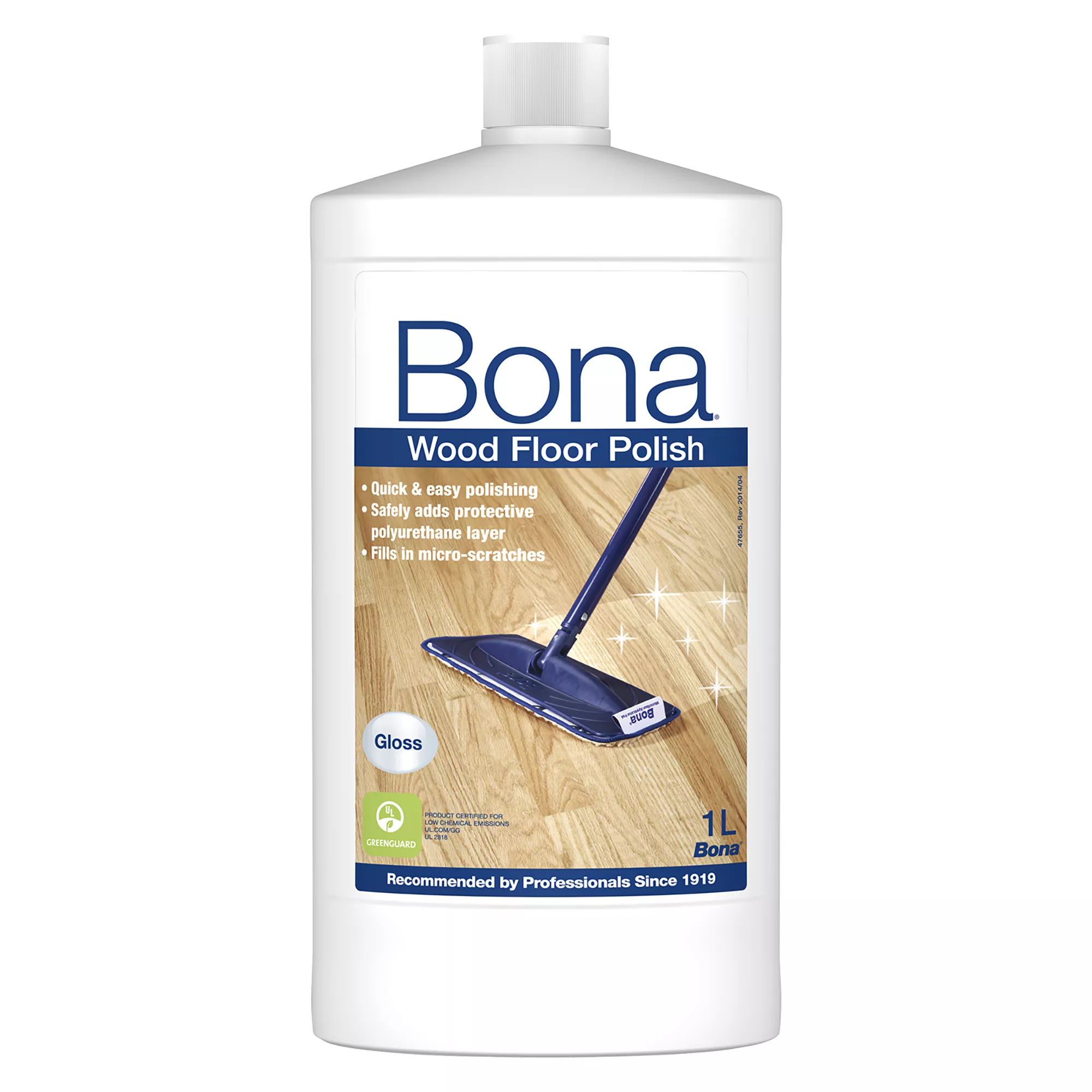 Bona Wood Floor Polish, 1L Bottle 1 Bona Wood Floor Polish, 1L Bottle