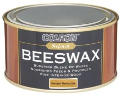 Colron Refined Georgian Medium Oak Matt Furniture Wax Beeswax, 0.4L