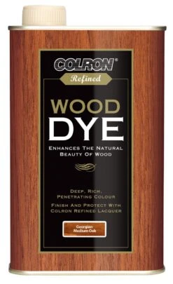 Colron Refined Georgian Medium Oak Matt Wood Dye, 0.5L