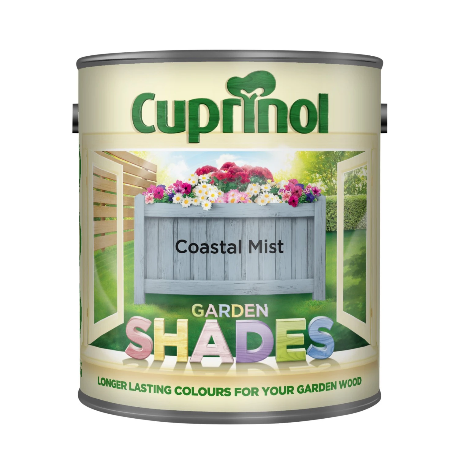 Cuprinol Garden Shades Coastal Mist Matt Multi-surface Exterior Wood Paint, 1L 2 Cuprinol Garden Shades Coastal Mist Matt Multi-surface Exterior Wood Paint, 1L - Image 2