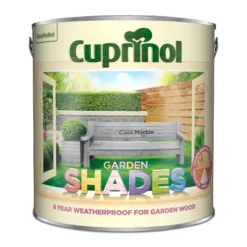 Cuprinol Garden Shades Cool Marble Matt Garden Paint, 2.5L Tin -Decor Pro Shop cuprinol garden shades cool marble matt garden paint 2 5l tin5010212647288 08c bq