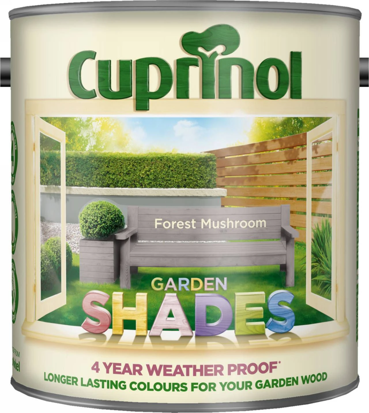Cuprinol Garden Shades Forest Mushroom Matt Multi-surface Exterior Wood Paint, 2.5L 2 Cuprinol Garden Shades Forest Mushroom Matt Multi-surface Exterior Wood Paint, 2.5L - Image 2