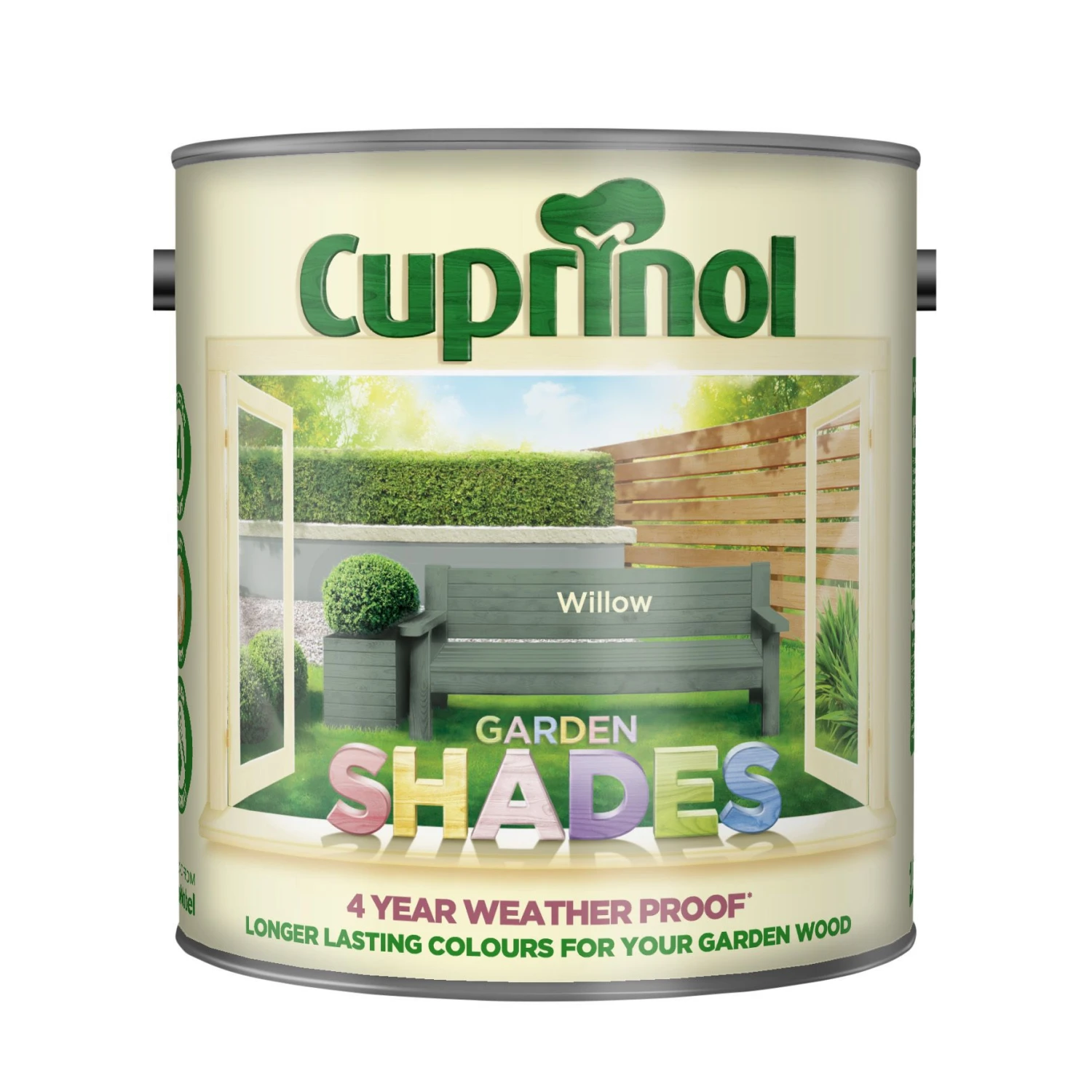 Cuprinol Garden Shades Willow Matt Multi-surface Exterior Wood Paint, 2.5L 2 Cuprinol Garden Shades Willow Matt Multi-surface Exterior Wood Paint, 2.5L - Image 2