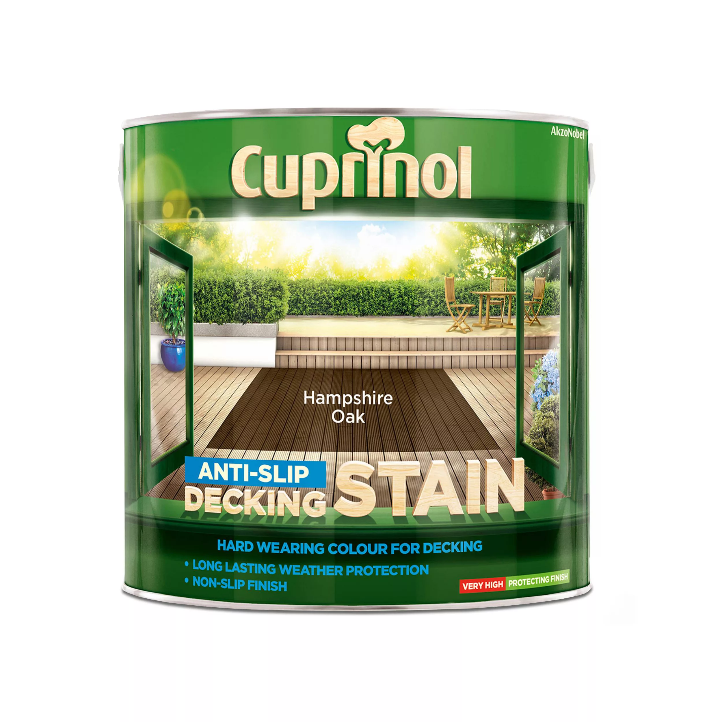 Cuprinol Hampshire Oak Matt Decking Wood Stain, 2.5L 2 Cuprinol Hampshire Oak Matt Decking Wood Stain, 2.5L - Image 2