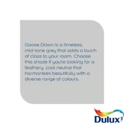 Dulux Easycare Bathroom Goose Down Soft Sheen Wall Paint, 2.5L -Decor Pro Shop dulux easycare bathroom goose down soft sheen wall paint 2 5l5010212668559 36c bq