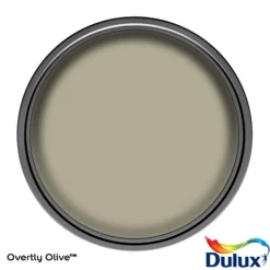 Dulux Easycare Washable & Tough Overtly Olive Matt Wall Paint, 5L -Decor Pro Shop dulux easycare washable tough overtly olive matt wall paint 5l5010212668306 12c bq