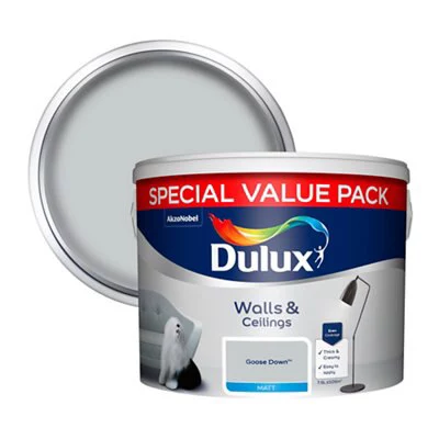 Dulux Goose Down Matt Emulsion Paint, 7.5L 1 Dulux Goose Down Matt Emulsion Paint, 7.5L