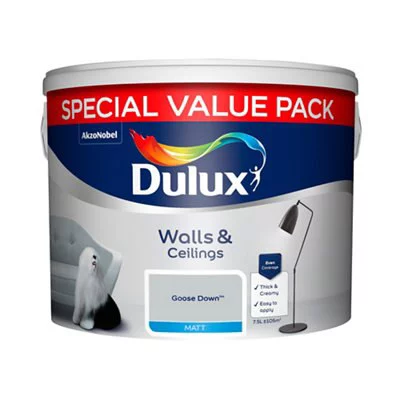 Dulux Goose Down Matt Emulsion Paint, 7.5L 2 Dulux Goose Down Matt Emulsion Paint, 7.5L - Image 2