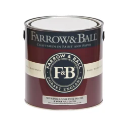 Farrow & Ball Sulking Room Pink No.295 Gloss Metal & Wood Paint, 2.5L -Decor Pro Shop farrow ball sulking room pink no 295 gloss metal wood paint 2 5l5051836052959 08c bq