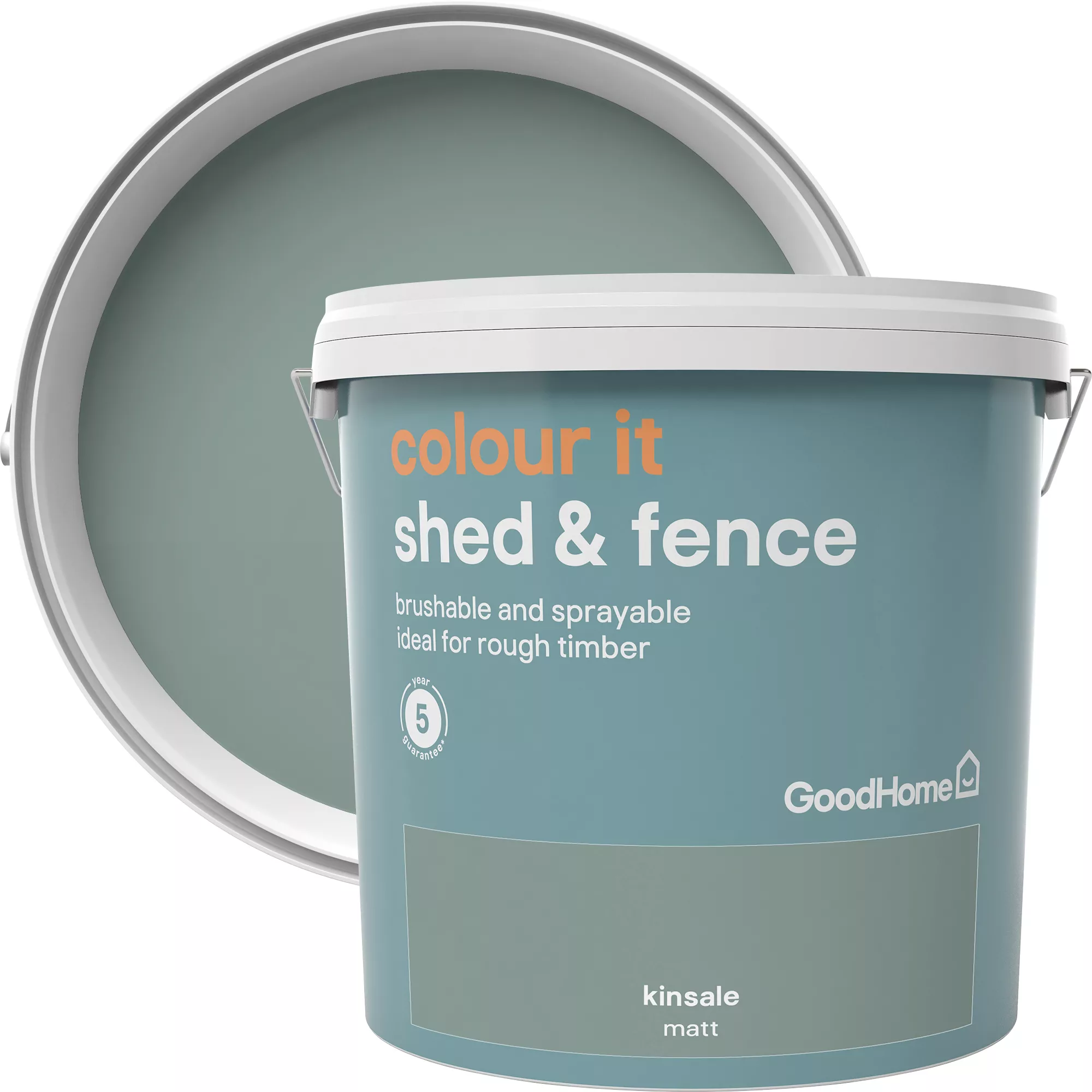 GoodHome Colour It Kinsale Matt Fence & Shed Stain, 9L 2 GoodHome Colour It Kinsale Matt Fence & Shed Stain, 9L - Image 2