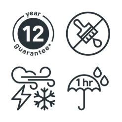 GoodHome Extreme Outdoor Clear Satin Quick Dry Wood Stain, 750ml -Decor Pro Shop goodhome extreme outdoor clear satin quick dry wood stain 750ml5059340297514 03t