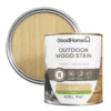 GoodHome Outdoor Light Oak Satin Quick Dry Wood Stain, 750ml