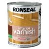 Ronseal Diamond Hard Dark Oak Matt Wood Varnish, 0.25L