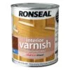 Ronseal Diamond Hard Dark Oak Satin Wood Varnish, 0.75L