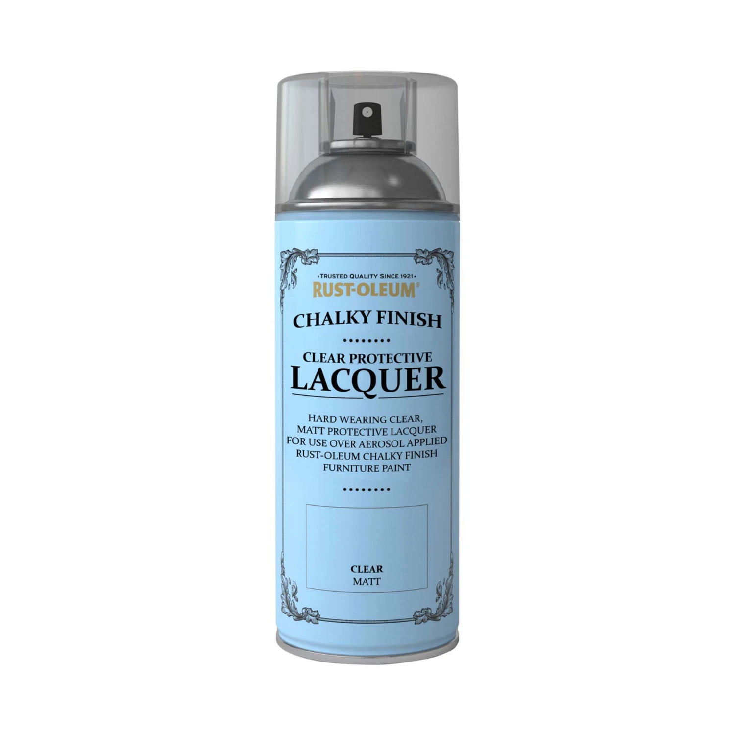 Rust-Oleum Furniture Paint Clear Matt Lacquer, 0.4L 2 Rust-Oleum Furniture Paint Clear Matt Lacquer, 0.4L - Image 2